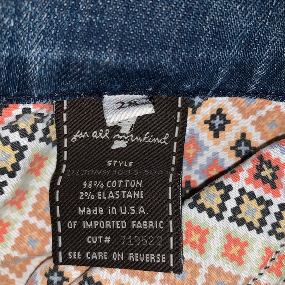 7 For All Mankind ‘A’ Pocket Jeans - Picture 6 of 7